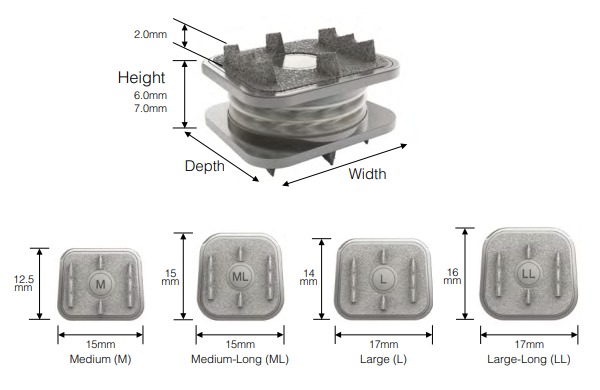 The M6-C Artificial Disc will be placed into the same space, maintaining disc space height, before closing the incision.
